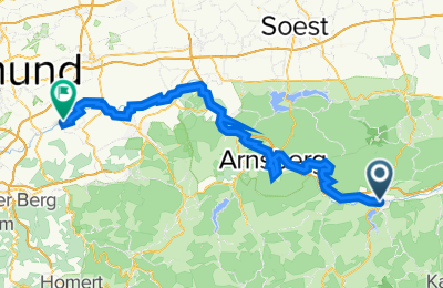 Route in der Bikemap App öffnen