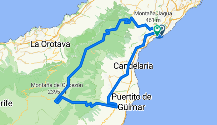 Radazul/Güímar/Pista de Anocheza/Izaña