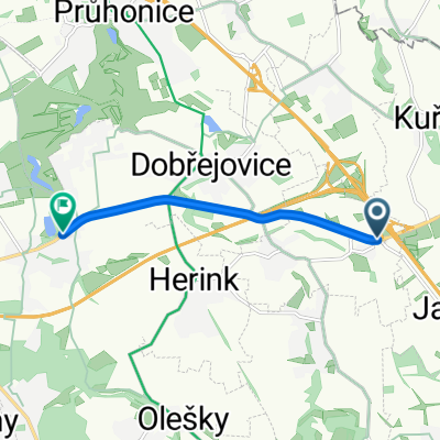 KPO - tréninková tour: Modletice - Osnice