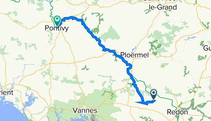 Day 35  Peillac to Pontivy
