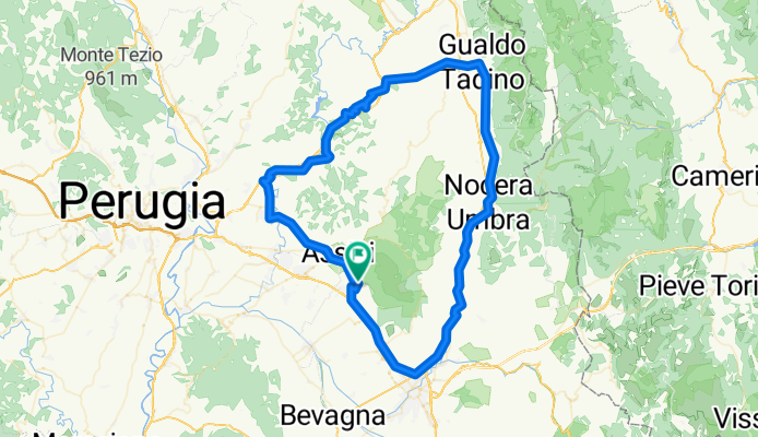 Viole - Casacastalda - Gualdo - Nocera - Foligno - Viole