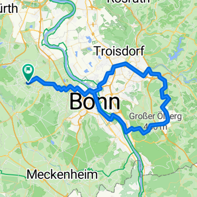 Von Bornheim, Hennef und zurück