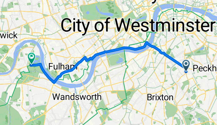 Wetland Centre via Embankment