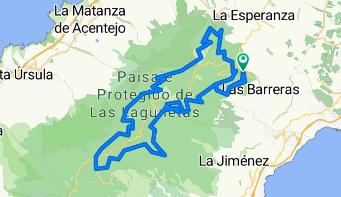 Circular Las Raices, Pista Boca del Valle