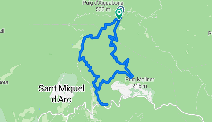Bucle Puig d'Arques Romanyà
