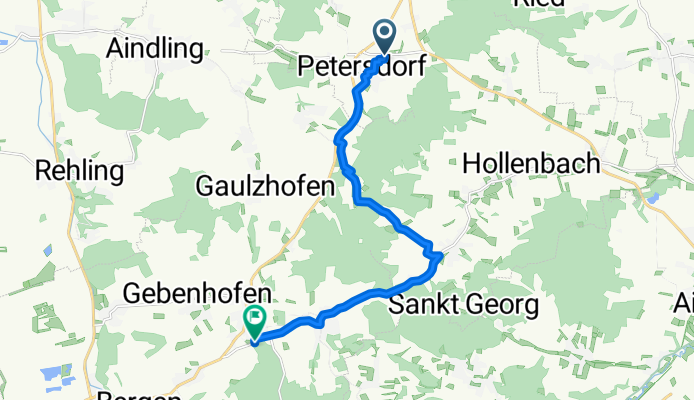 Petersdorf - Sommerkeller Affing über Igenhausen
