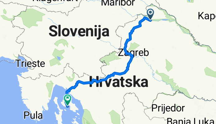 Varaždin - Krk