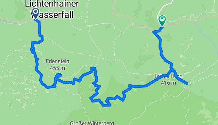 Wanderung Beuthenfall Häntzschelstiege Buschmühle