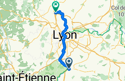 Route in der Bikemap App 枚ffnen