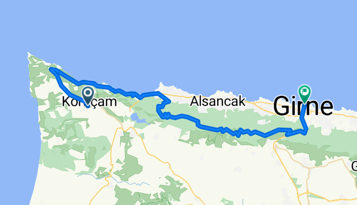 Auto - Girne - St Hilarion - Sadrazamkoy - Kormacit