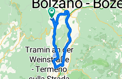 Route in der Bikemap App öffnen