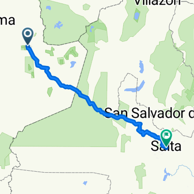 Part. 3 bis (si pas de bus entre San Pedro et Salta)