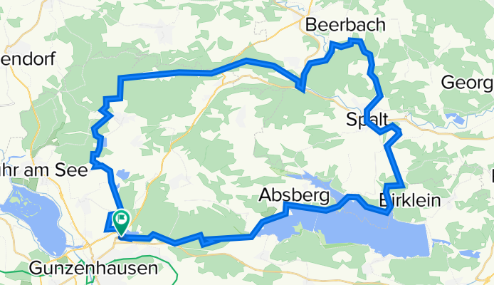 Trail-Runde Brombachsee