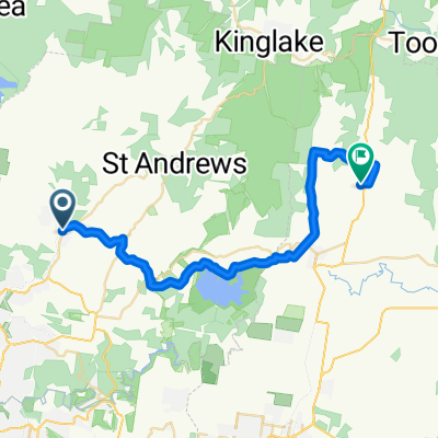 1 Saturday Morning - Hurstbridge - Yarra Glen (ridge route)