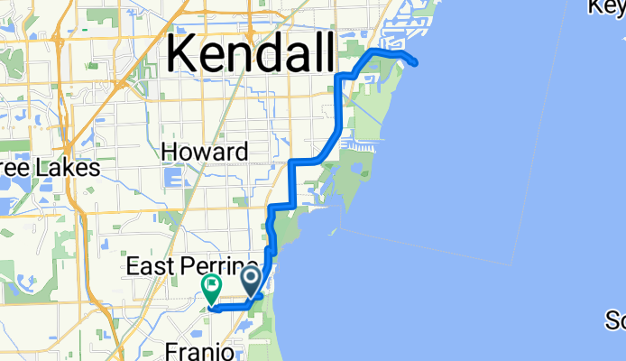 Round trip Matheson hammock and back