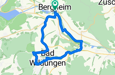Route in der Bikemap App öffnen