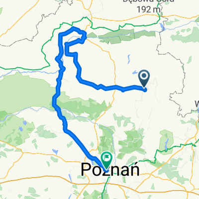 Wągrowiec - Ujście - Czarnków - Obrzycko - Poznań