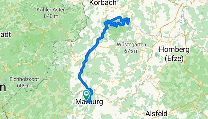 Marburg-Edersee-Marburg