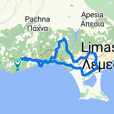 Cyprus 86 km 950 m