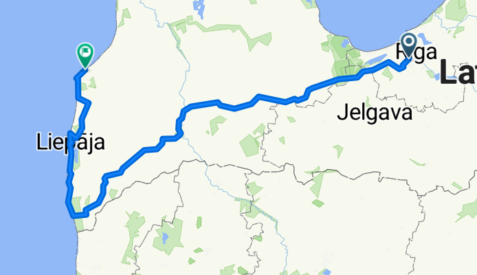 Liepaja - Ventspils, dzelzcels, 1diena