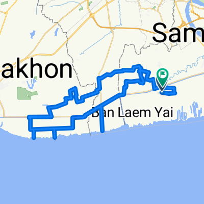 กิจกรรม ปั่นจักรยานส่งเสริมการท่องเที่ยวจังหวัดสมุทรปราการ le Tour de PhraSamutChedi #3 @ BanSaKhla ปั่นกินลมชมทะเล 3 จังหวัด