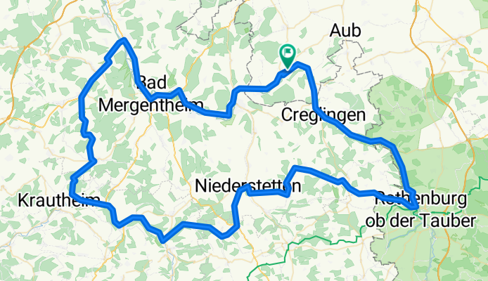 Röttingen-Rothenburg-Mulfingen-Assamstadt-Königshofen-Röttingen