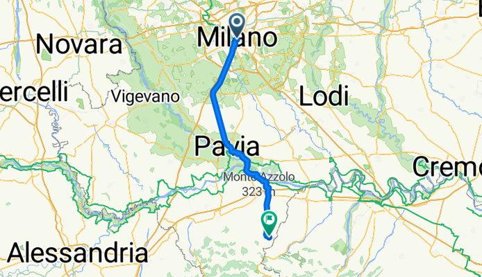 Day 1. Milan to Golferenzo