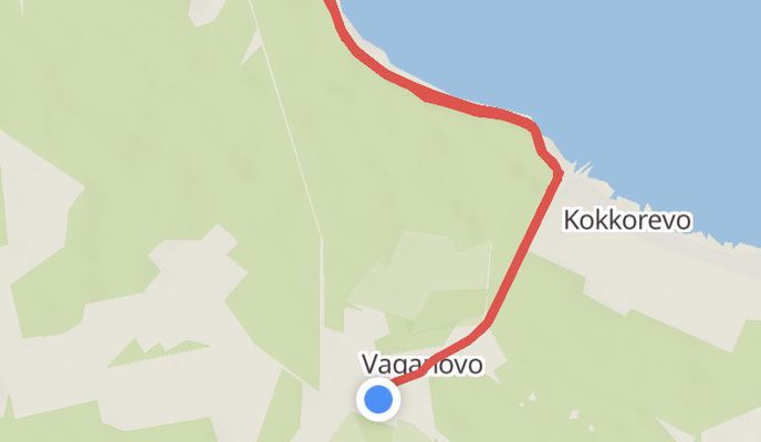 Foto 1 del percorso Bikemap "Ваганово-Ладожское озеро и обратно"
