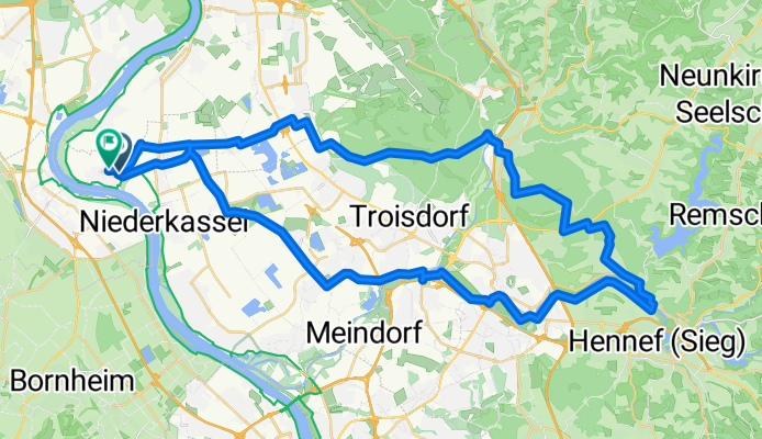 Rundfahrt:Lülsdorf-Sieglinde/Hennef-Lohmar-Spich-Lülsdorf