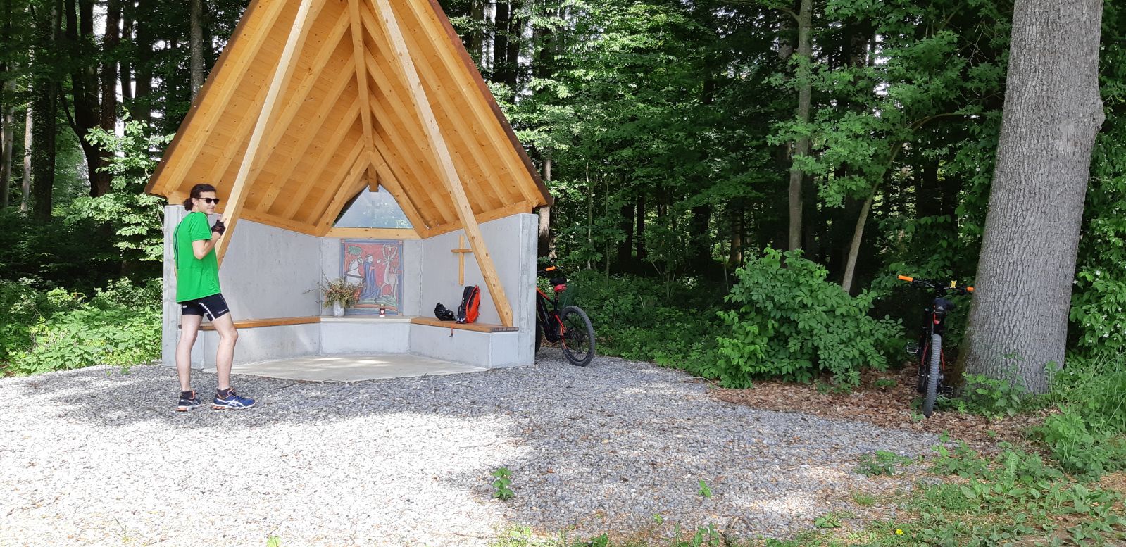 44 km Radtour Miniseen und viel Landschaft