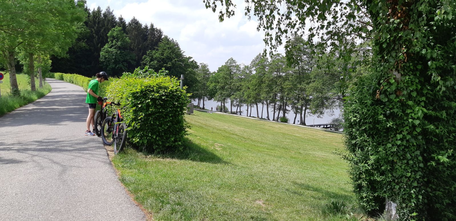 44 km Radtour Miniseen und viel Landschaft