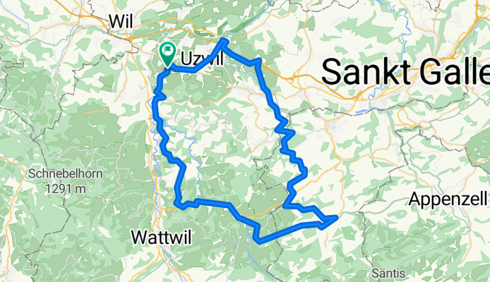 Neckartalrundfahrt Toggenburg-Appenzell