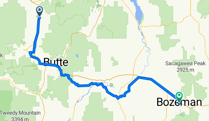 Deer Lodge to Bozeman