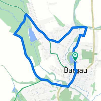 Triathlon Burgau - Laufstrecke 2018