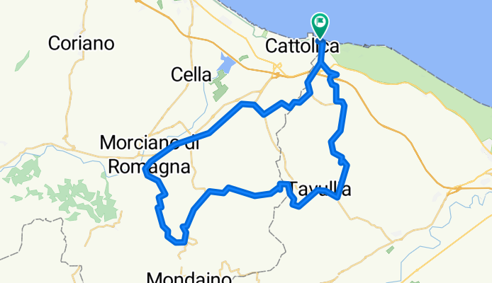 Gabicce-Saludecio-Tavullia-Gradara