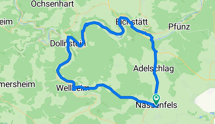 Nassenfels-Adelschlag-Eichstätt-Dollnstein-Wellheim-Nassenfels