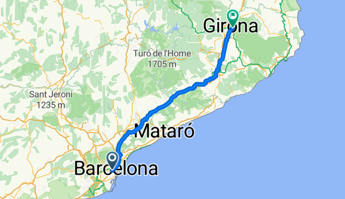 Barcelona to Calella