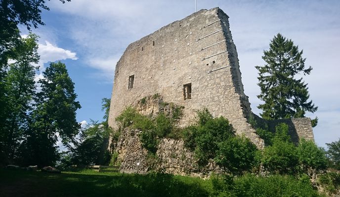 Photo 1 of the Bikemap route "20.Mai 2018 Pero's Sonnenberg - Farnsburg Tour"