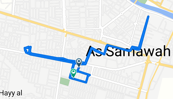 Extensive Evening Route In