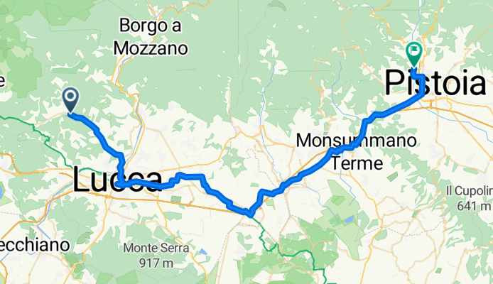 Day 6. Pescaglia to Pistoia