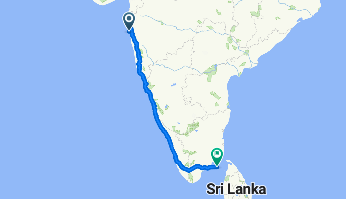 Indien Mumbai Sri Lanka