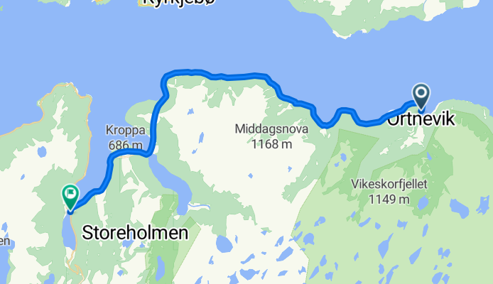 Tag 13b Ortnevik Fähre - Nesheim