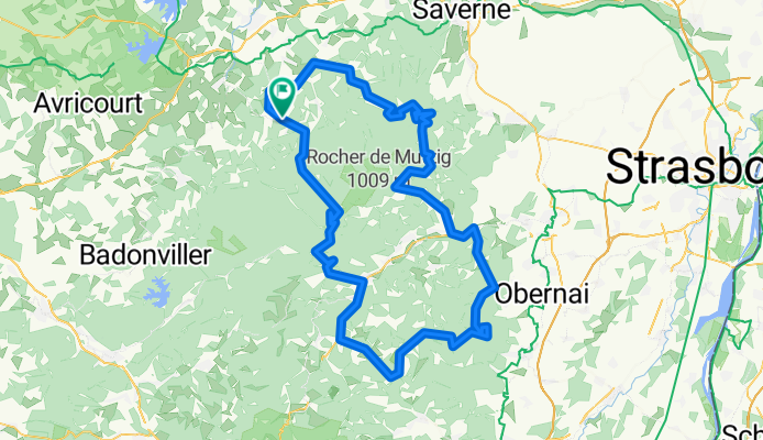 Nordvogesen Runde Donon Rennrad