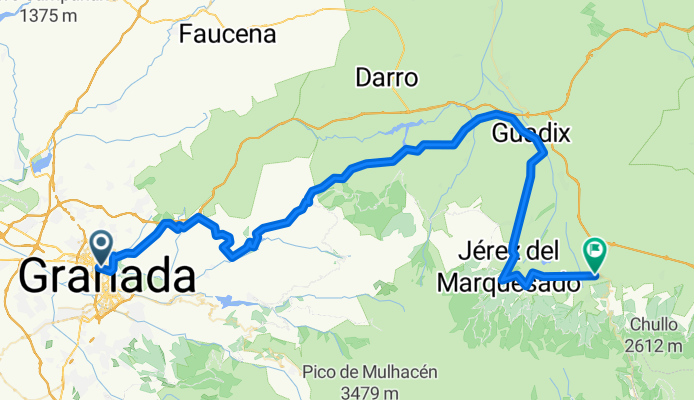 Sierra Nevada Etappe 1
