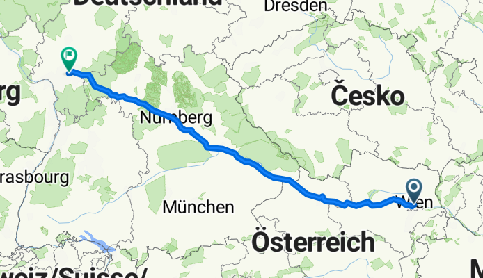 16 Vienna to Frankfurt