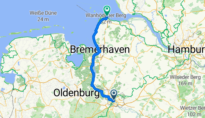Weserradweg Bremen Cuxhaven