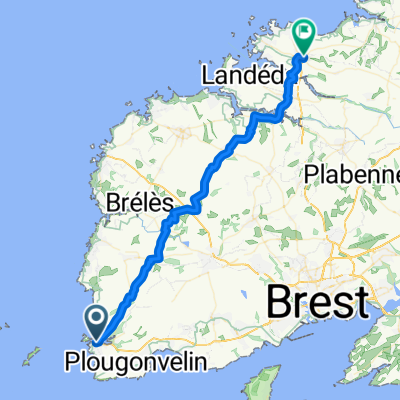 Le Conquet nach Plouguernau