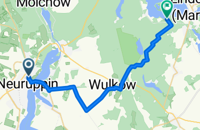 Route in der Bikemap App öffnen