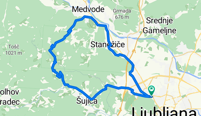 Šiška-Medvode-Sv.Jakob-Šiška