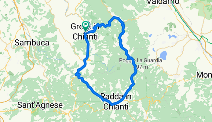 Option 2 - Greve in Chianti - Radda in Chianti